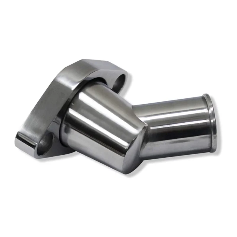 Sbc Bbc 45° Swivel Polished Water Neck Thermostat Housing For Chevy 327