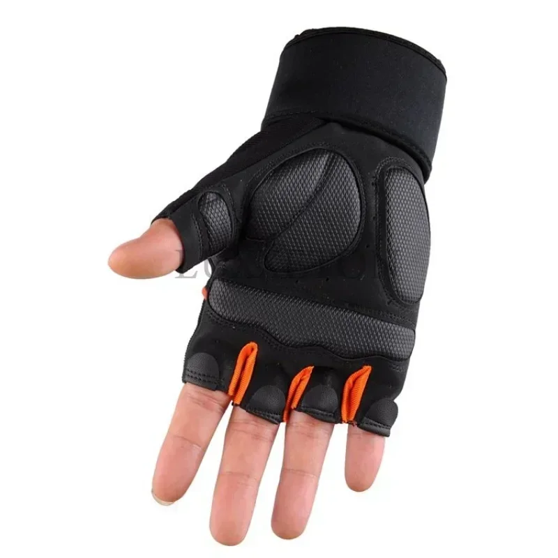Cycling Gloves Fingerless Gloves Sports Gloves Tactical Gloves Gym Gloves Fingerless Gym Gloves Men Women Gym Fitness Tactics Weight Dumbbell Palm Pad Glove Unisex Snails Half Finger Outdoor Sport Non Slip Cycling Mitten