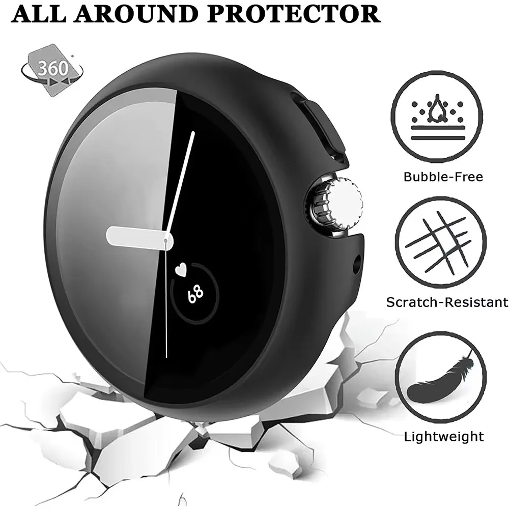 All-Around Tempered Glass & Hard PC Bumper Protector