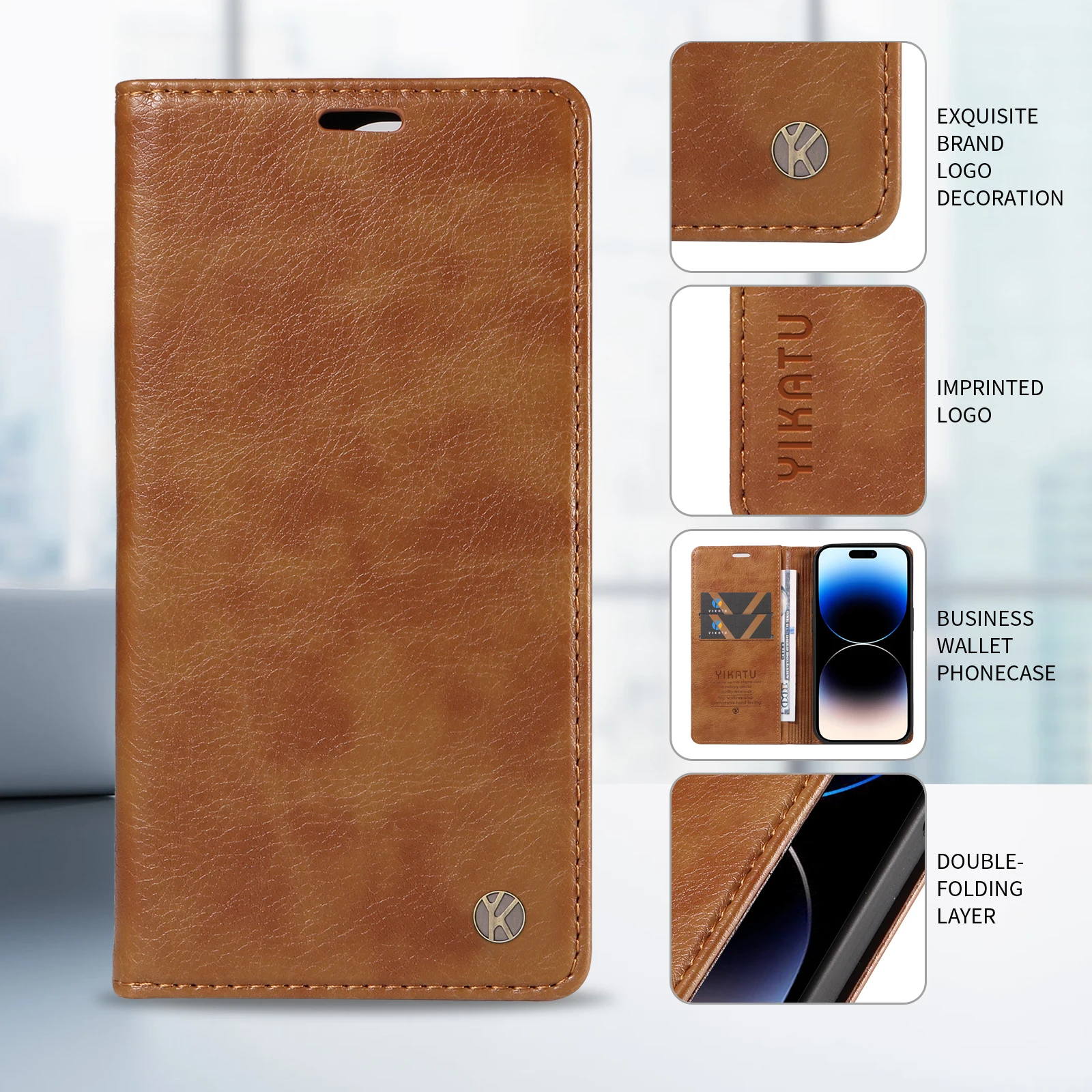 Leather Wallet Case - Sleek & Stylish Design
