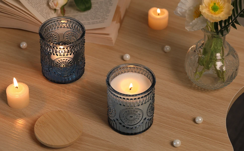 candle making kit for adults candle jars with lids candle molds for DIY homemade candles gifts