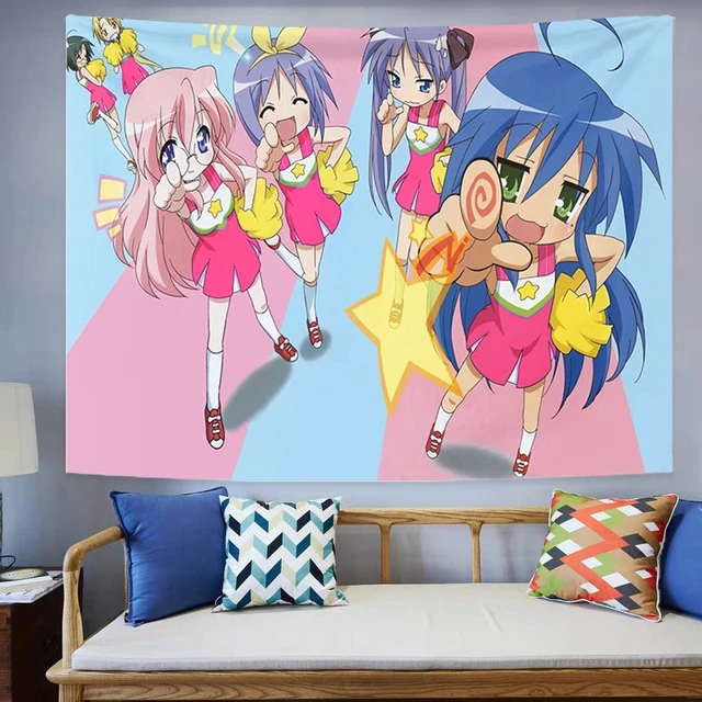 Aesthetic Kawaii Tapestry, Lucky Star Konata Poster