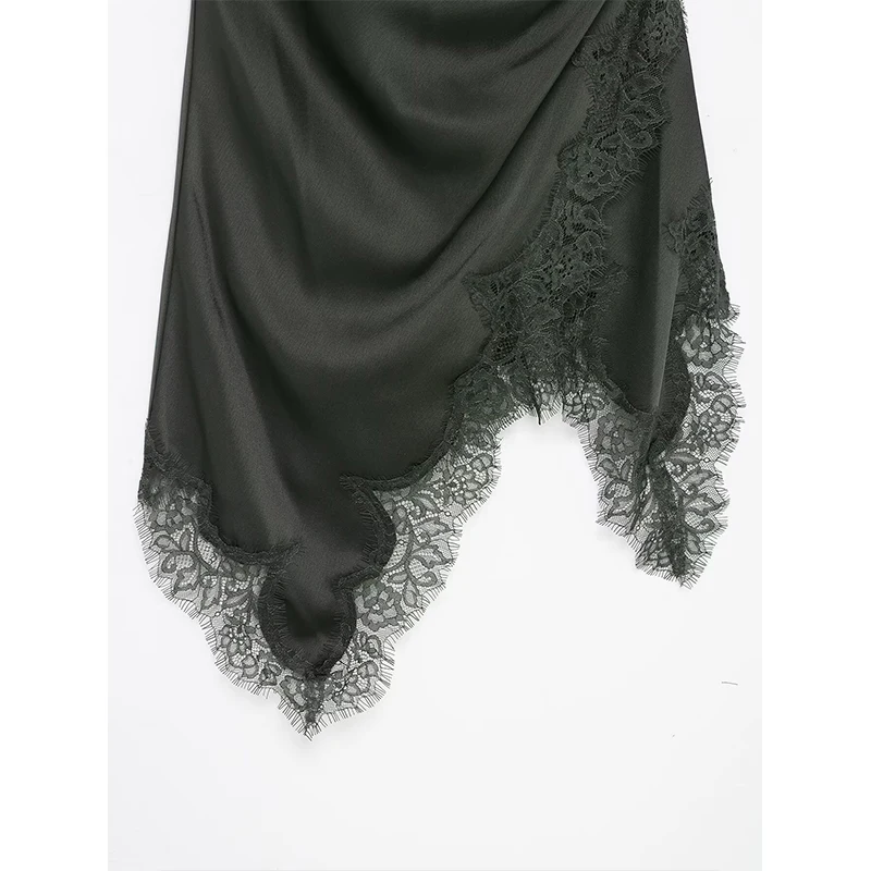 2025 Lace Slip Dress Woman Backless Short Dresses for Women Asymmetric Party Women's Summer Dress Evening Sexy Dresses