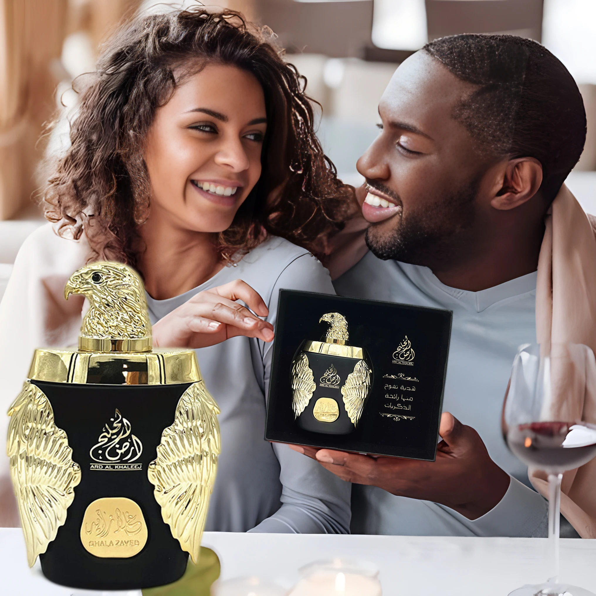 Luxurious-Brand-Bottled-Fragrance-Eau-Dubai-Prince-Eagle-Head-Body ...