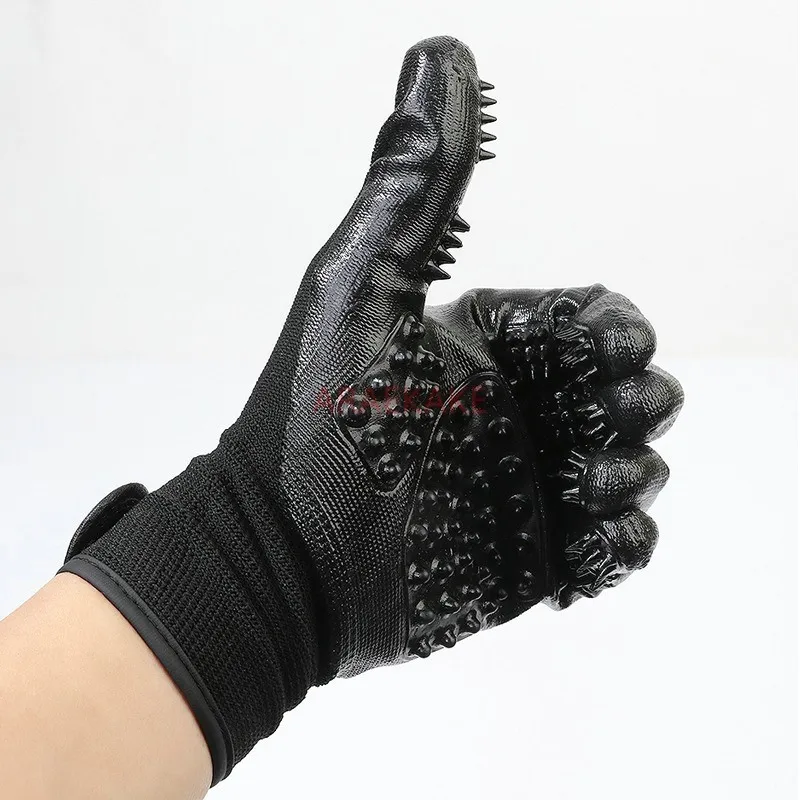 Dog shower gloves, cat pet anti scratch special hair brush, big dog golden fur teddy, massage and scrubbing tool