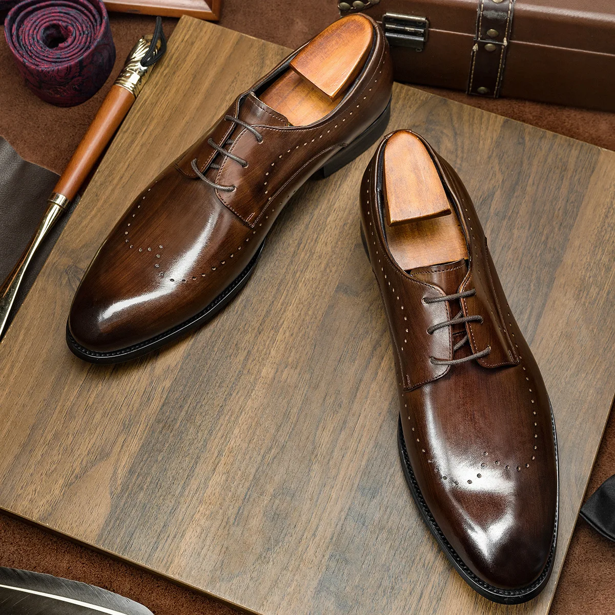 Brown Most Expensive Shoes Brand In The World For Man Most