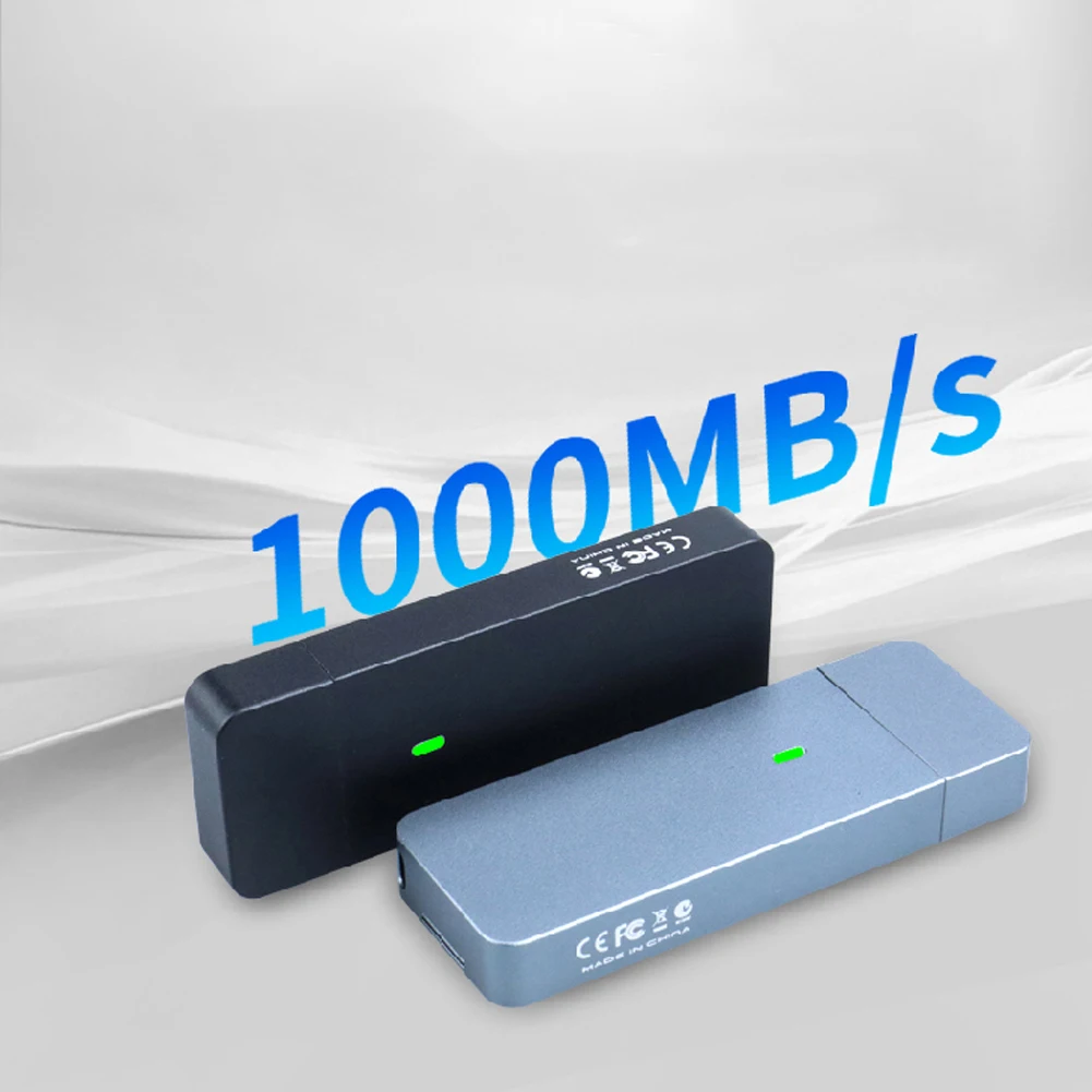 M.2 NVMe 케이스 인클로저 USB3.1 Gen2 10Gbps 알루미늄 케이스 타입 A 타입 C 외장 SSD M Key 2230 2242 M.2 NVME 블랙 실버
