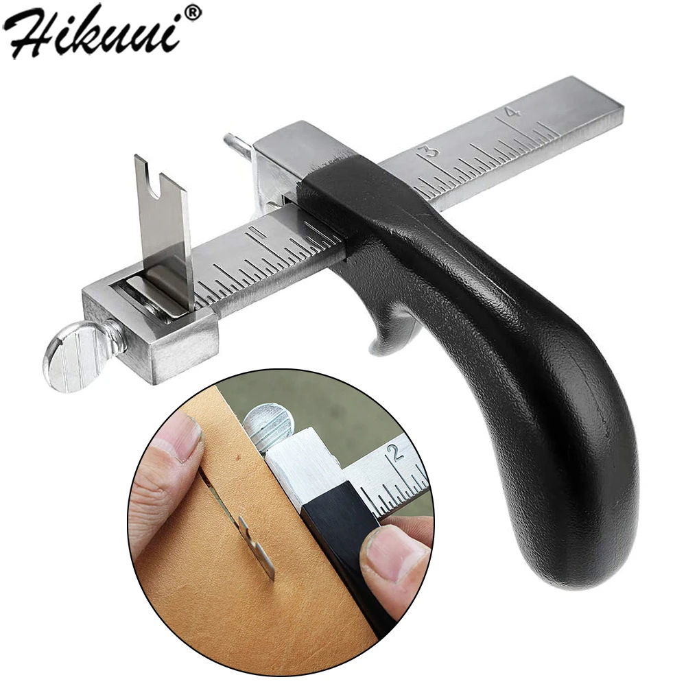 Leather Belt Cutter Gauge for Drawing Leather Belt DIY Strip Tool Hand