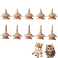 5/10pcs Universal Pet Feeding Nipple Mini Cat Silicone Feeding Pacifier for newborn Kittens Puppies Rabbits Small Animals 1