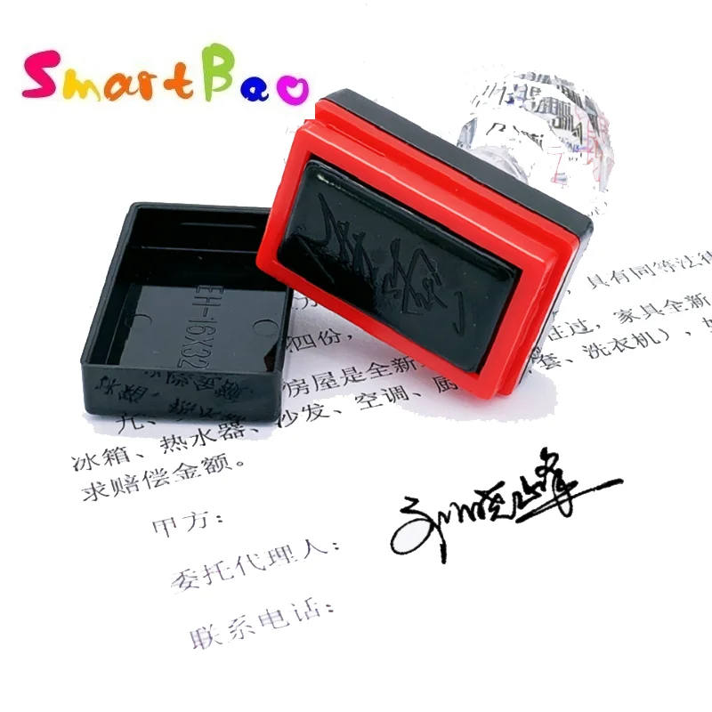 Custom Signature Stamp - Self Inking Personalized Signature Stamp | Choose  Ink Color | Great for Signing Legal Documents, Checks and Other Paperwork