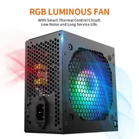 Aigo AK 700W PC พาวเวอร์ซัพพลายสีดำ, 24pin พัดลม120mm พัดลมคอมพิวเตอร์เดสก์ท็อป ATX 12V สำหรับ BTC 2