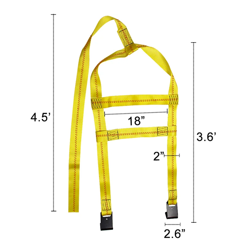 1pcTire handling fixing belt fastener rescue vehicle obstacle removal vehicle accessories trailer binder binding belt