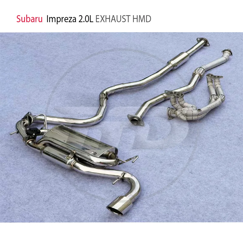 

HMD Car Accessories Exhaust Downpipe Catback for Subaru Impreza Hatchback 2.0L Without Catalytic Converter Manifold Header