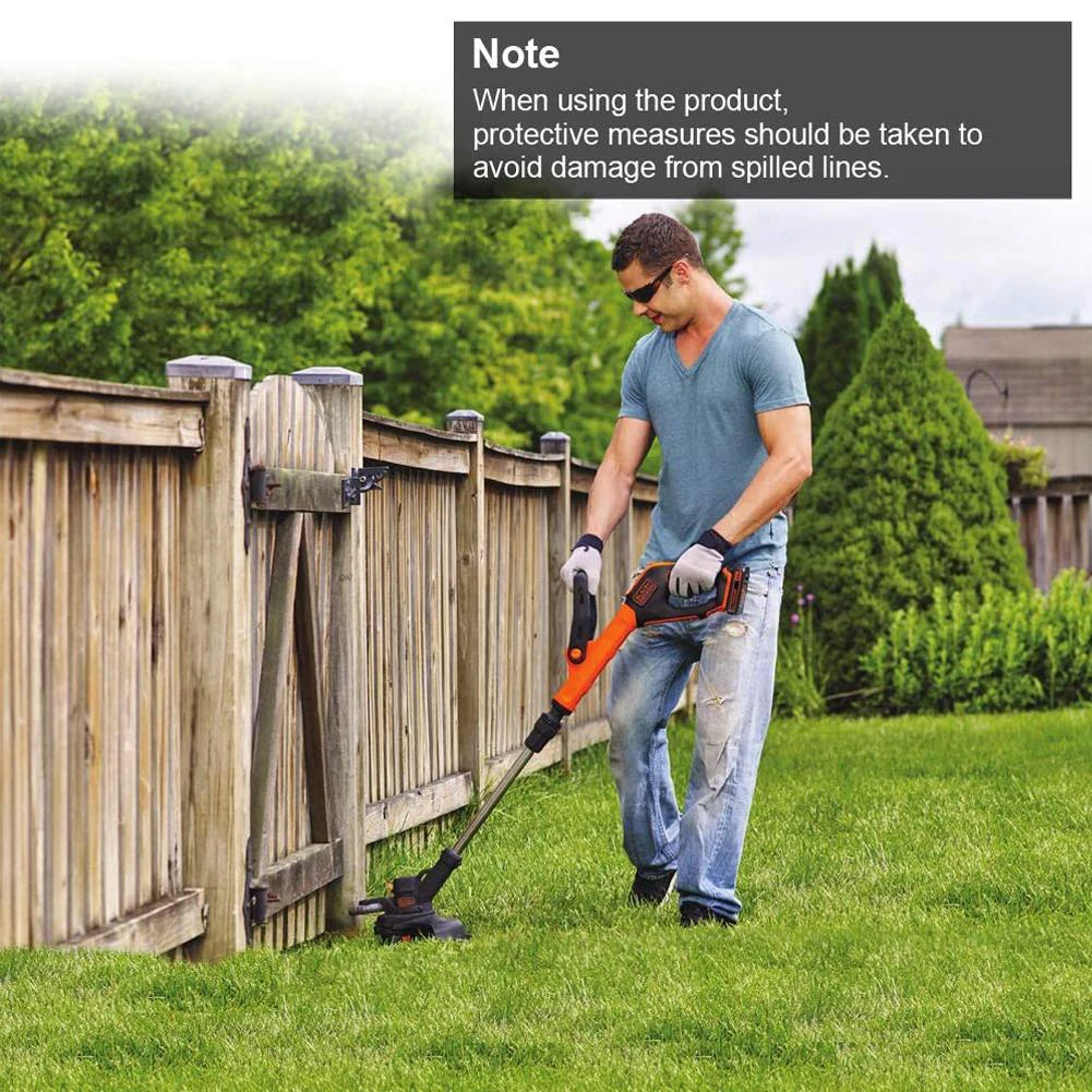 Trimmer Spool &Cap Cover & Spring For Black Decker For Cordless Grass Trimmer Blade Cutter Lawn Mower Accessories Parts
