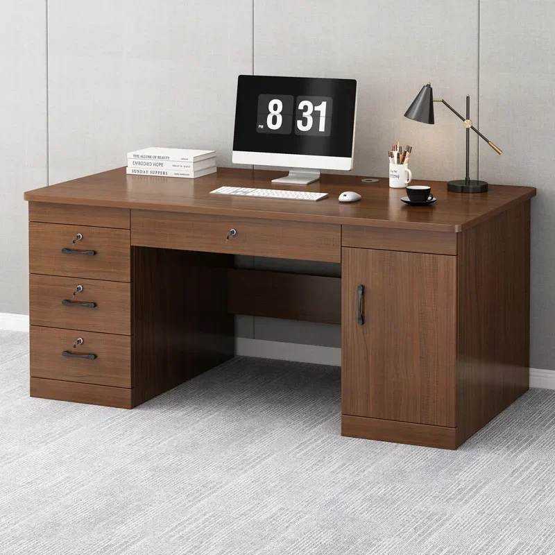 Locked Desk Home Computer Desktop Simple Desk