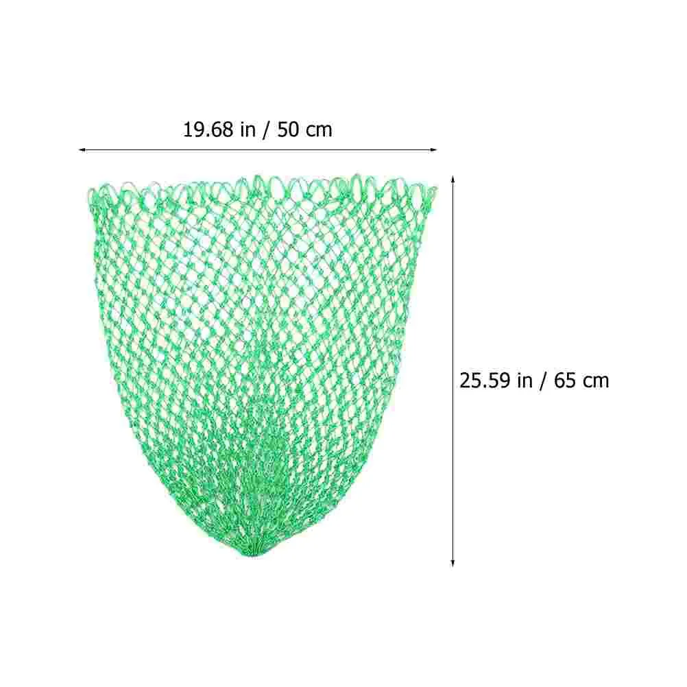 Fishing net fishing landing net Strong Nylon Landing Net Head Thick Line Wear-resistant Fishing Network for Big Fish Hand Net Accessories Diameter 40cm-60cm