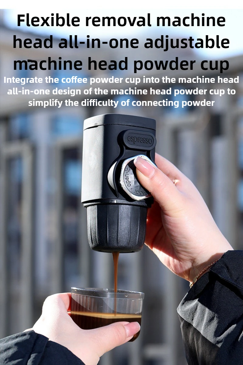 100mL High-capacity Portable Hand-pressed Coffee Machine Espresso Coffee Machine Home Travel Outdoor Small Espresso