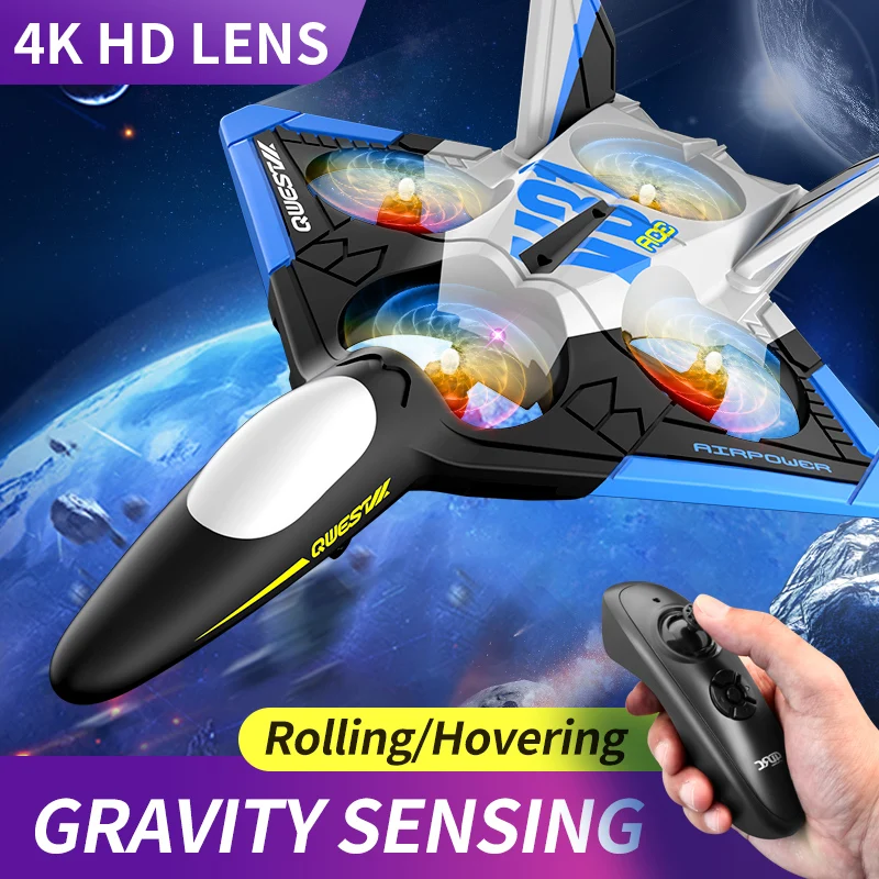 RCAirplanewith4KCamera24GRemoteControlFighterHobbyPlane