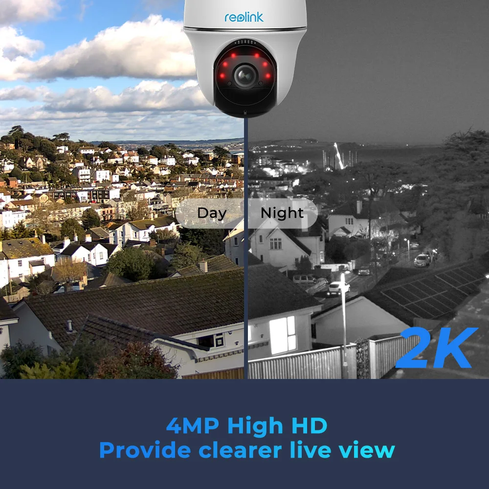 Reolink GO PT Plus 4G LTE Battery IP Camera 4MP Solar Powered