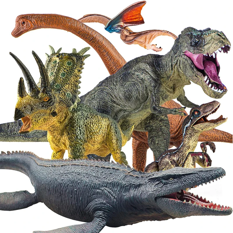 Set Di 54 Figure Di Dinosauri - Giocattoli Per Bambini 3-9 Anni, Regalo Compleanno Per Ragazzi E Ragazze Con Dinosauri Gioco