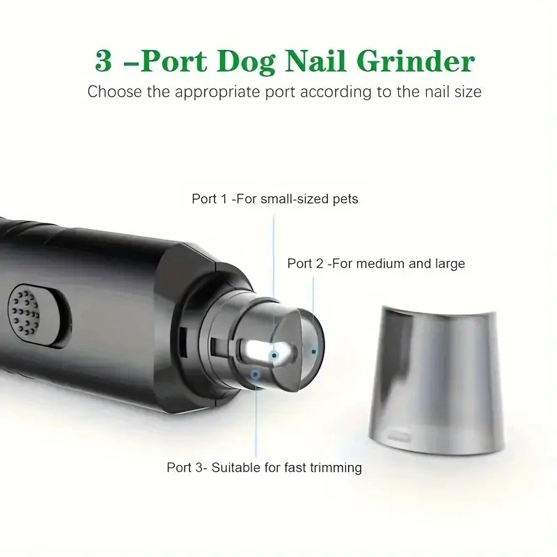 Pet Nail Grinder Dog Cat Battery Model Nail Trimmer Large and Small Dogs Nail Clippers Pet Grooming Tools 4