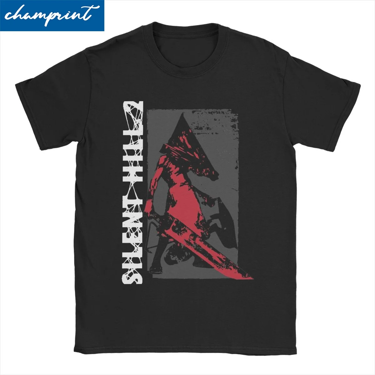 Uomo Donna Silent Hill Red Pyramid Thing T Shirt Horror Game Cotton Tops Novità Maglietta A Maniche Corte Idea Regalo T-Shirt