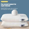 3D Neck Pillow with High Elasticity and Non Collapse, Soft Neck Protection, Single Person Sleeping Pillow Hotel Home Bedding 1PC 3