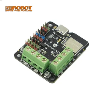 DFRobot Romeo Mini ESP32-C3 Scheda di Sviluppo per Controllo Robot con 2 Driver Motore da 1.7A, Supporto WiFi, Bluetooth 5, Analogico, Digitale, UART, I2C