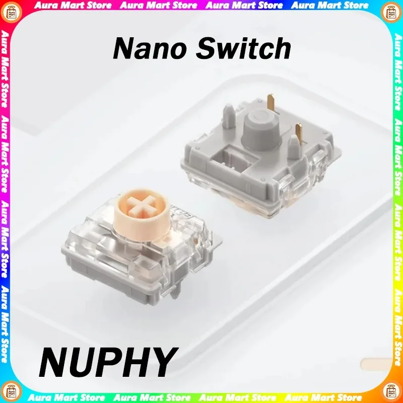 NuPhy Nano 스위치 로우 프로파일/맥스 리니어 스위치 핫스왑 가능 퀵 트리거 호환 기계식 키보드 액세서리 36개