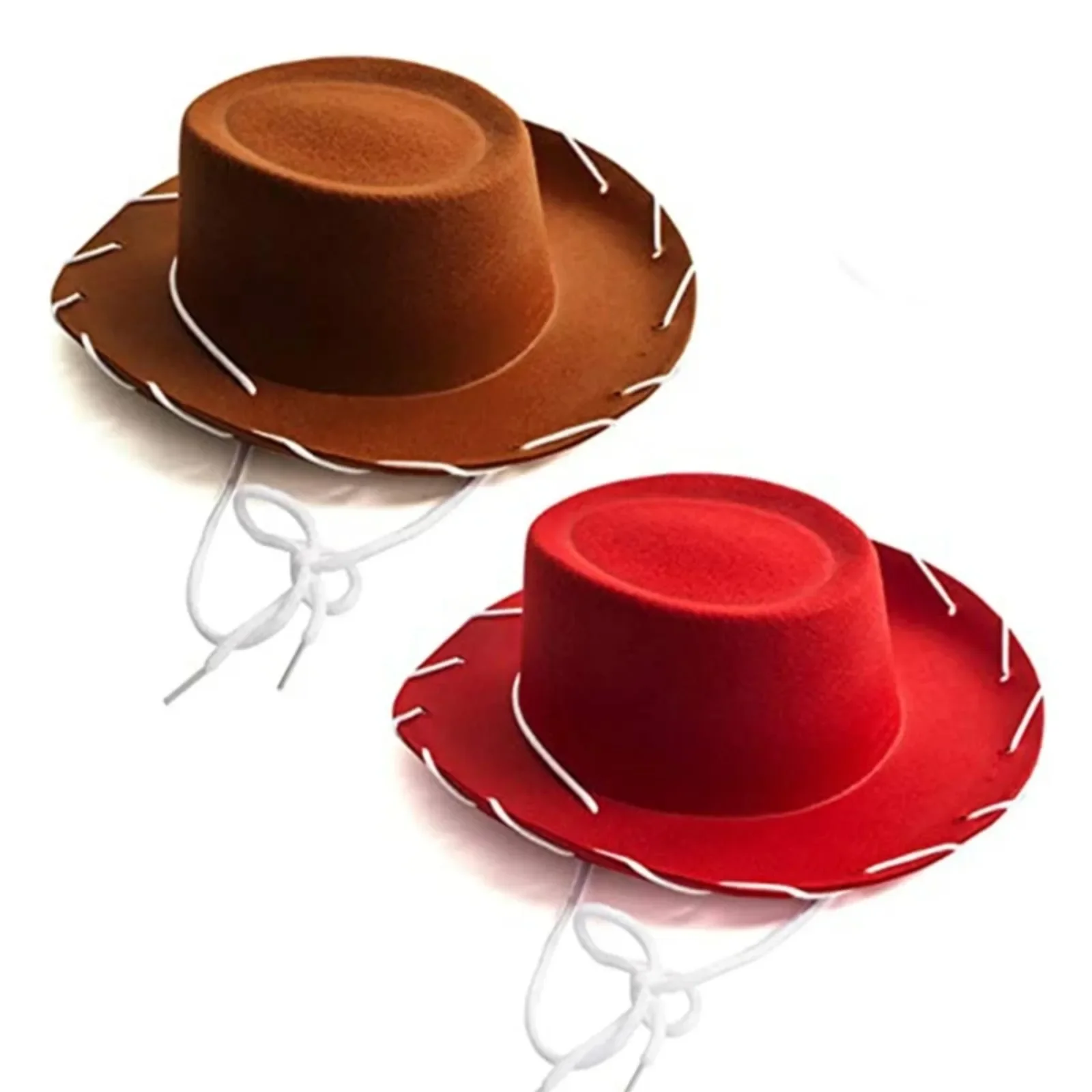 Felt Woody Cowboy Hat Adjustable Western Big Brimmed Outdoor Sports Climbing Wilderness cowboy hats
