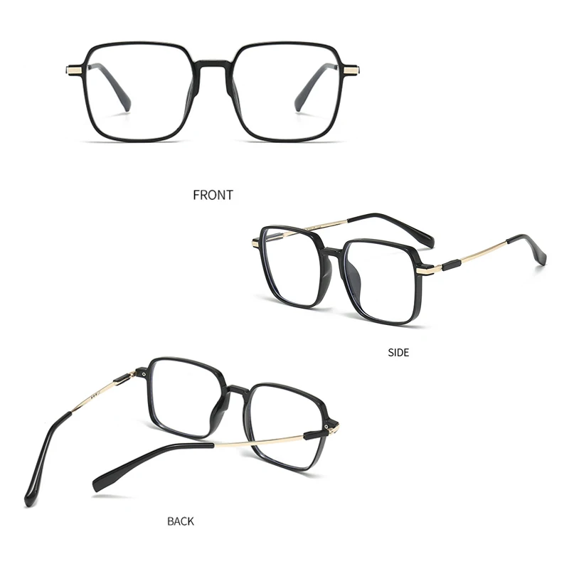 Fashionable Anti-Blue Light Square Eyewear for Men & Women - Trendy Office & Outdoor Glasses