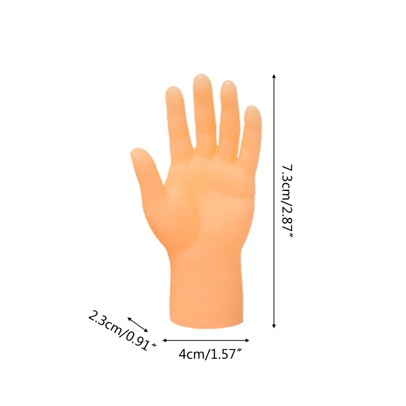 Tiny Hand Finger Puppet Mini Hands Puppets Fidget Toy for Kindergarten Toddler Family Story Telling Game Props 4/10pcs