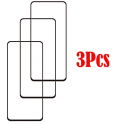 Premium Full Cover Tempered Glass Screen Protector - Explosion - Proof and Protective for Vivo V40 SE (3Pcs Screen)