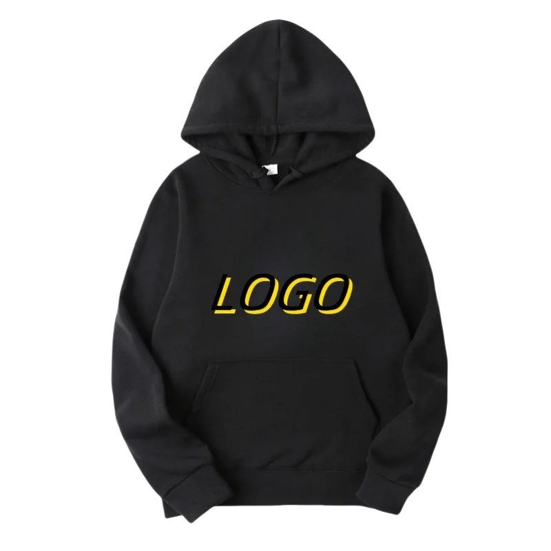 

Men's Hoodie Logo Custom Staff Uniform, Group Uniform Hoodie Fashion Loose Men's Pullover Logo Print Custom Custom Print