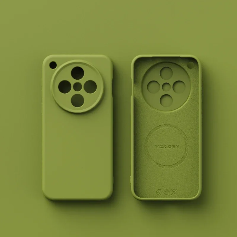 Magsafe Liquid Silicone Case with Matte Finish and Camera Protection - Soft Bumper, Wireless Charging Compatibility
