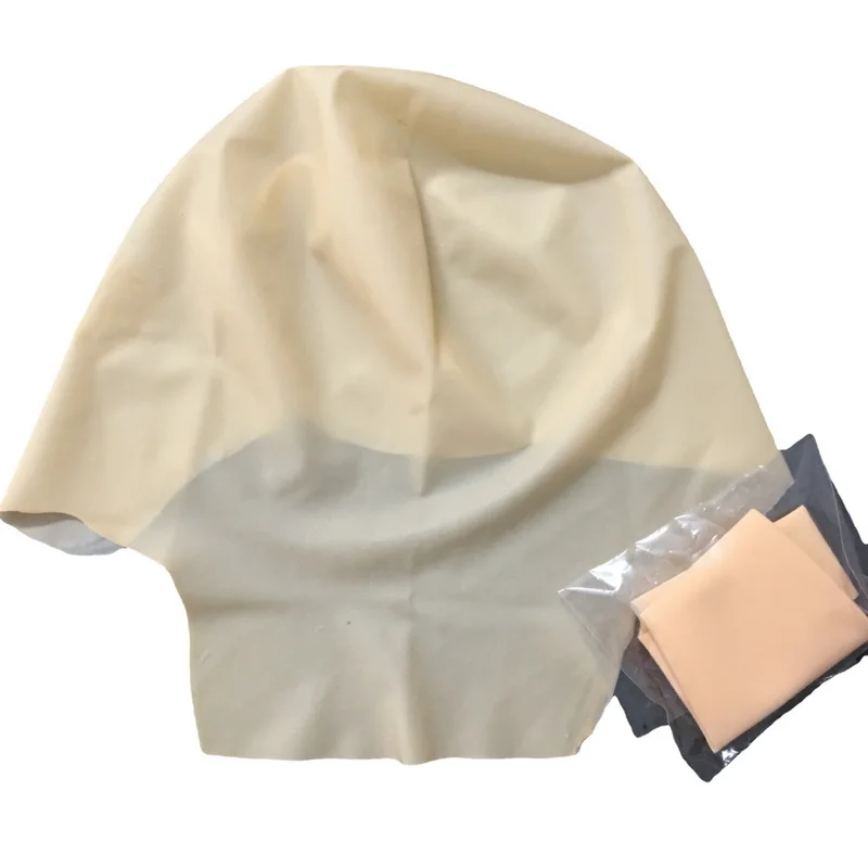 Latex Bald Head Cover Fake Skin Without Shaving Performance Props Monk Nun