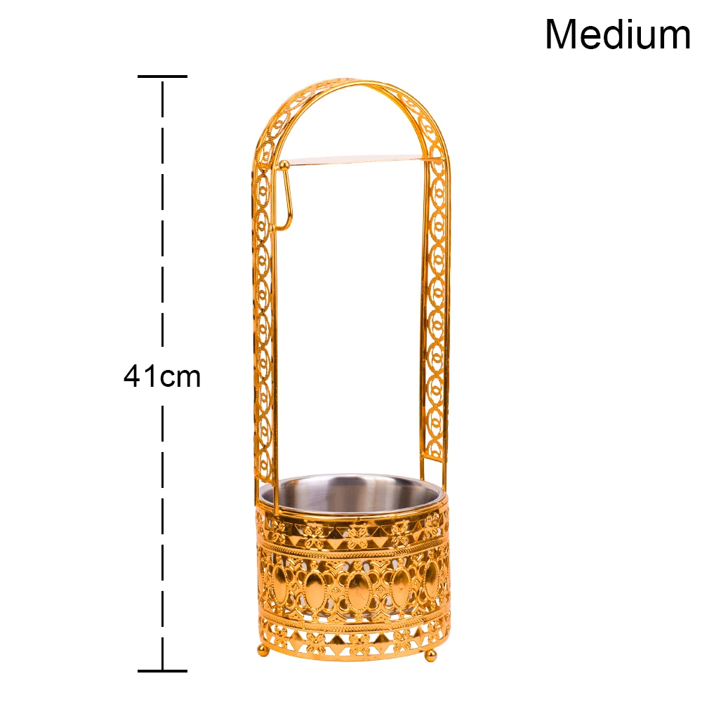Hookah Basket for Coals Nargile Sheesha Chicha Cachimbas Narguile Stainless Steel Metal Charcoal Holder Set Coco Decorate
