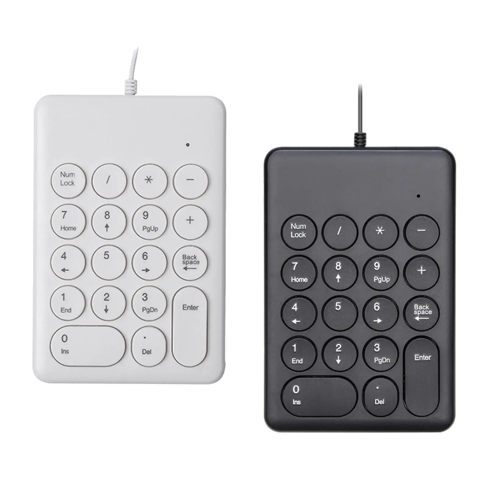 USB 18 Keys Numpad Keyboard for Financial Accounting Anti Slip Compact Quiet Touch Stylish Comfortable Plug and Play Easy Carry