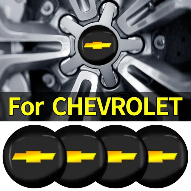 4pcs Car styling Wheel Center Hub Cover Car Stickers For Chevrolet Cruze TRAX Aveo Lova Sail EPICA Captiva Malibu Camaro Cobalt