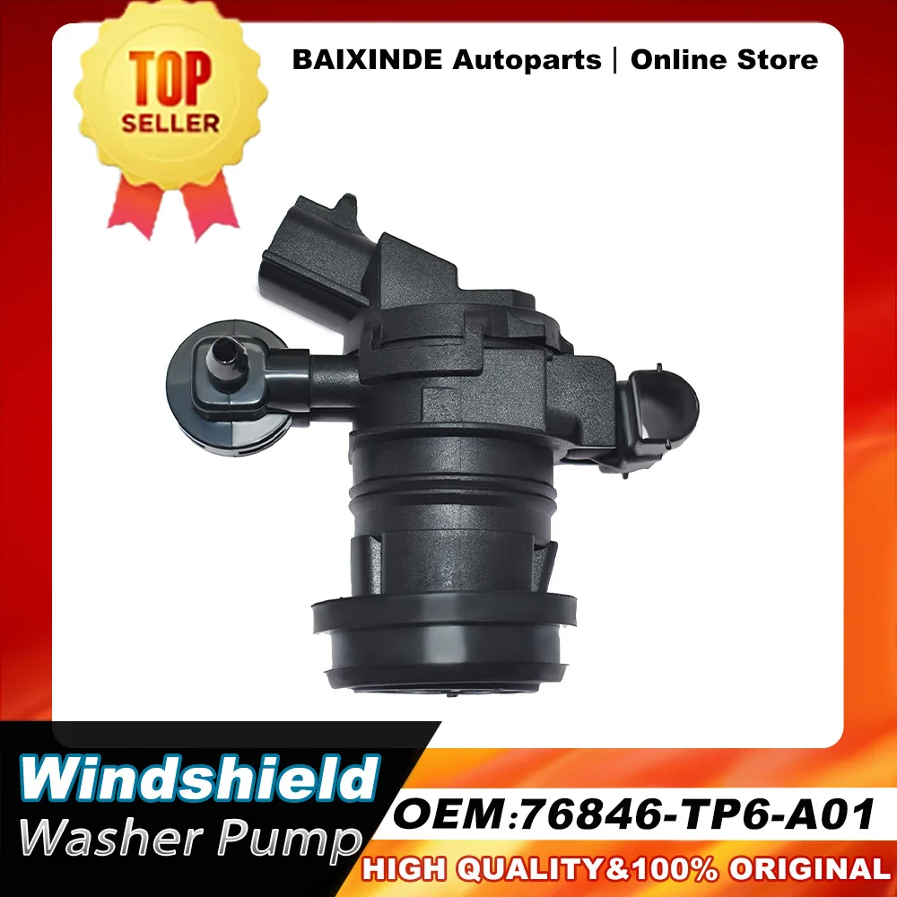 

OEM 76846-TP6-A01 76846TP6A01 Windshileld Wiper Washer Pump For Honda Accord crossover TF1 TF3 New Original Auto Car Accessories