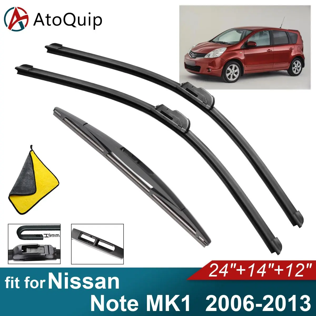 

Задние щетки стеклоочистителя для Nissan Note MK1
