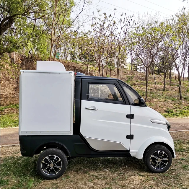 2022 New Mini Electric Van 60V 3000W Adult Pickup Car Cargo Transport Quad Bike with EEC