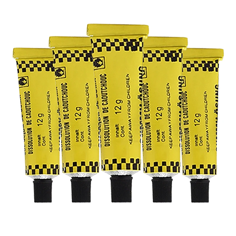 5pcs 12g Tire Strong Repairing Glue Portable Motorcycle Bicycle Scooter