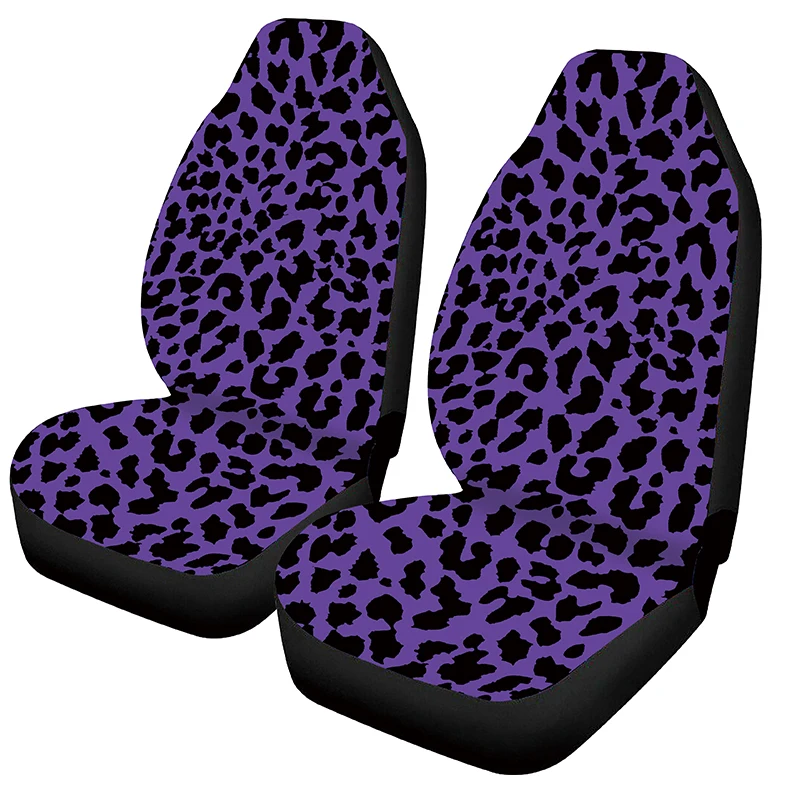 Fundas protectoras con estampado de leopardo para asiento de