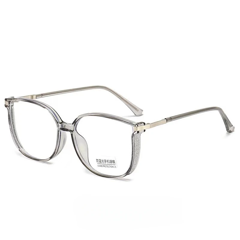 Irregular Trend Big Frame Anti-Blu-ray Glasses Pair PC New Ultra-light Frame