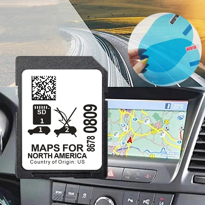 

Навигационная карта GPS 8 ГБ для системы GM 8678-0809 2023 США CAN MEX карты для Cadillac CT5 Автомобильная спутниковая навигация SD-карта