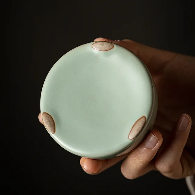 Azure Porcelain Tea Infusers Teaware Tool Ru Kiln Ceramic Tea Filter Ceramics Tea Set Chinese Accessories Tea Strainer Leakage 2