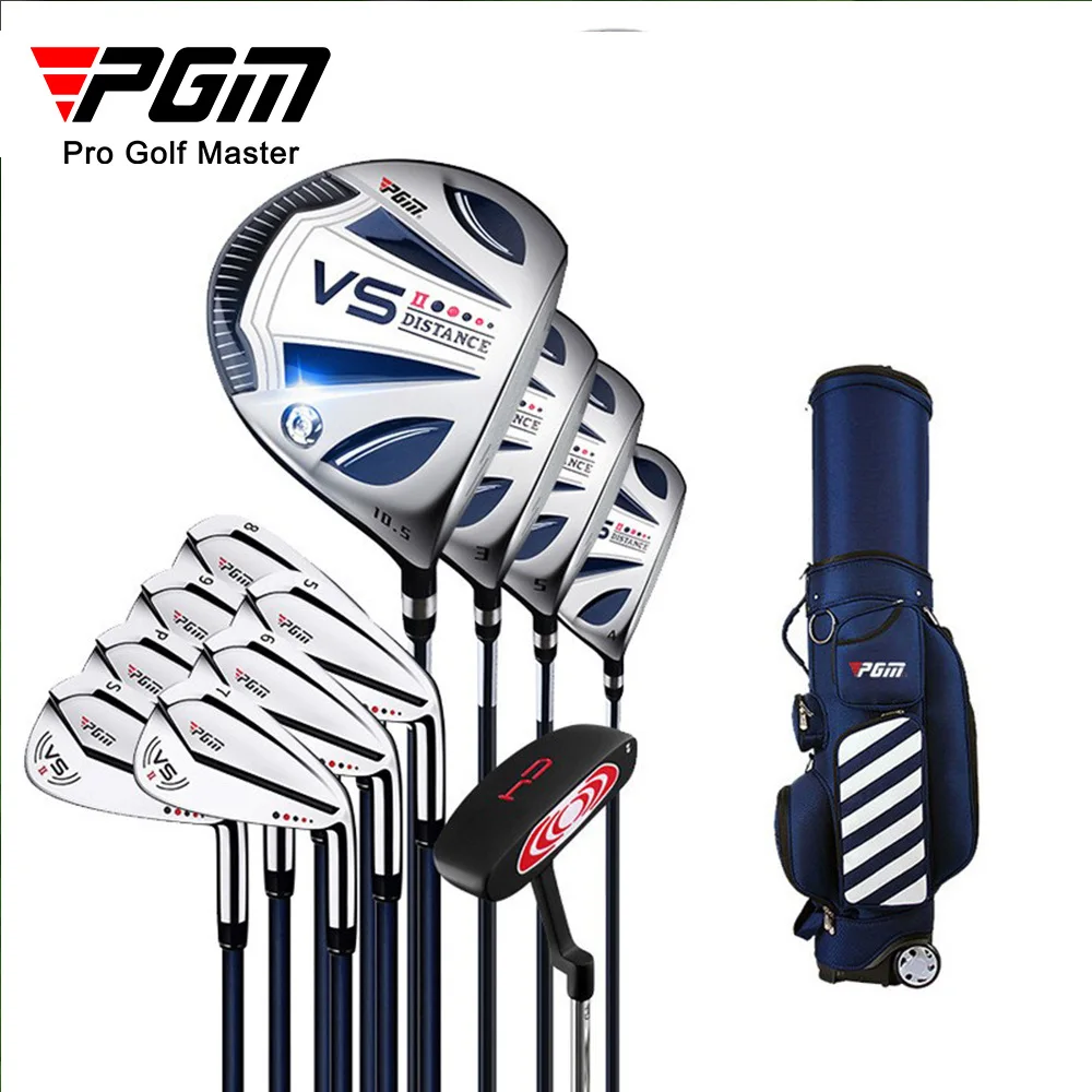 

PGM Men's Golf Clubs Complete Set With Golf Bag Titanium Alloy Carbon Shaft Cutter Wedges Putters Golf Drivers Iron VS II MTG015