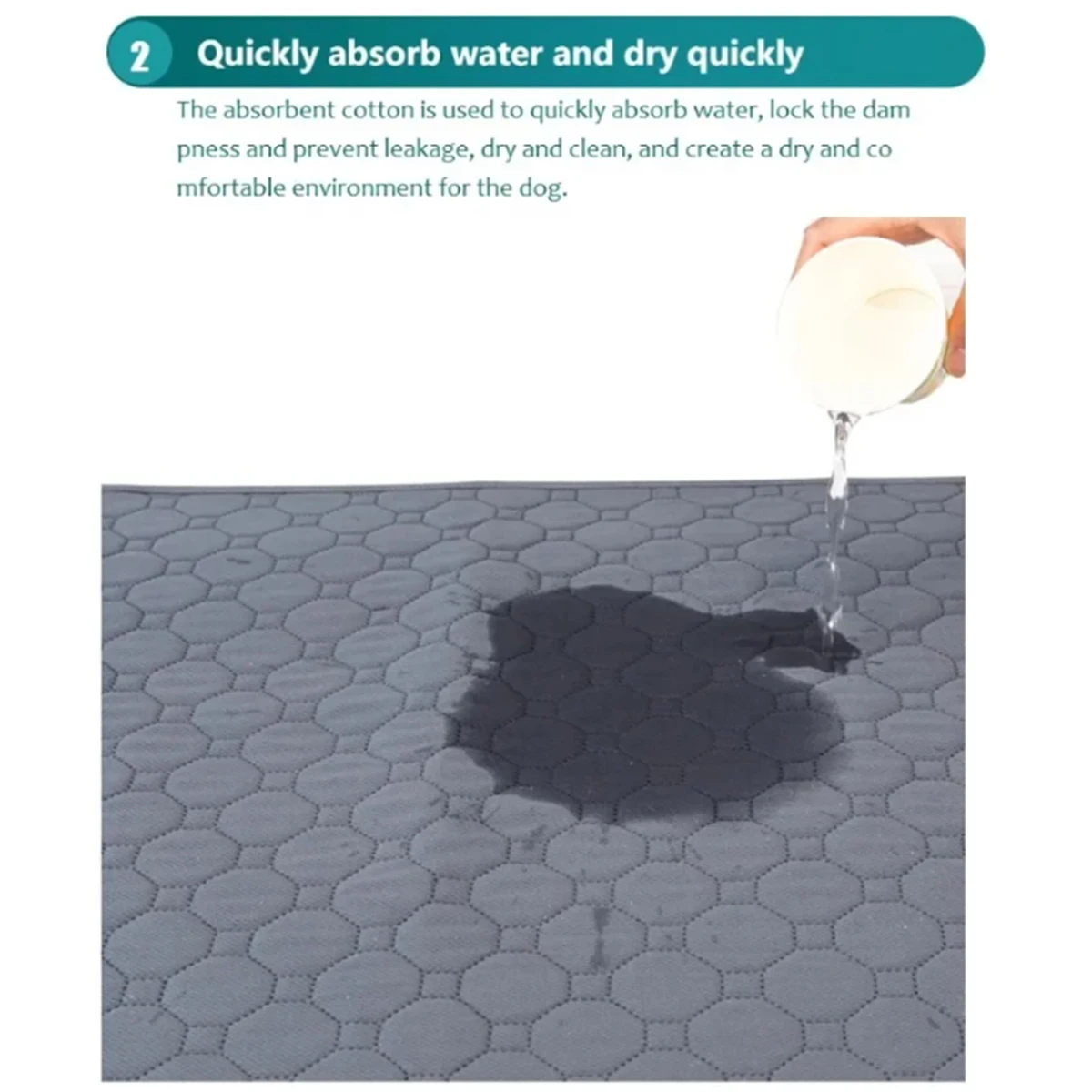 Winter Reusable Dog Pee Pad – Washable Waterproof Absorbent Training Mat for Dogs & Cats