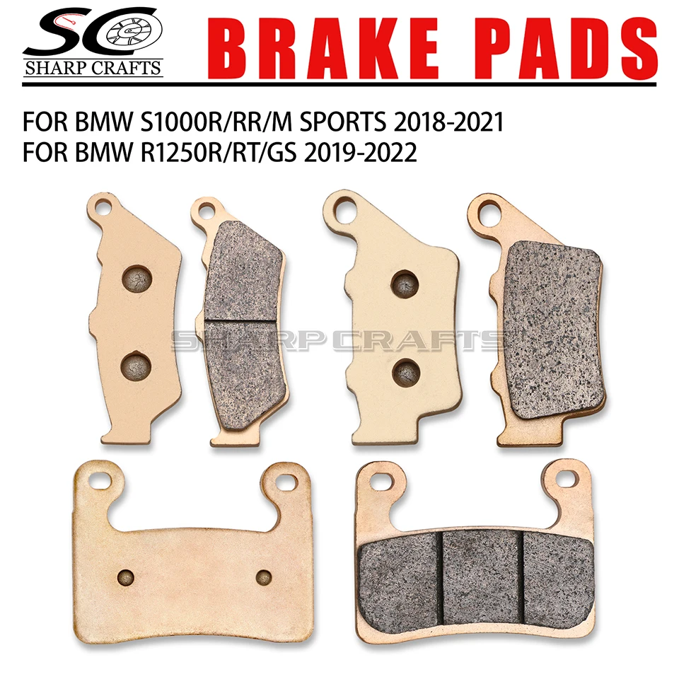 Plaquettes De Frein Avant/arrière Fibre De Cuivre Pour Honda VFR800, CB1000, ST1100, Etc. - Lot 6 Pièces